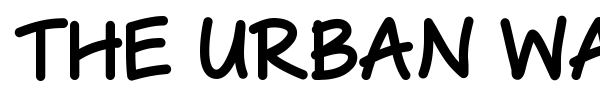 The Urban Way font preview